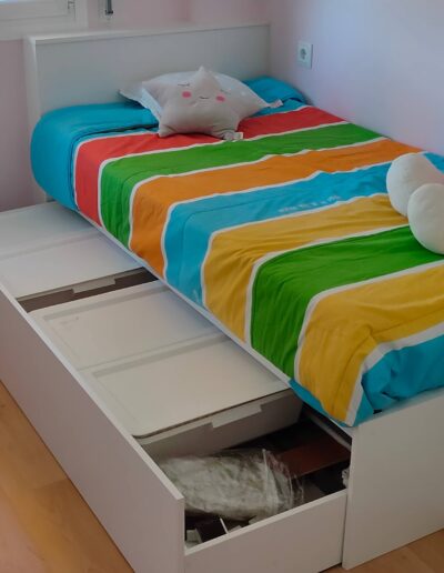 cama infantil con gabetas